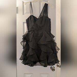 NWT Plenty By Tracy Reese Silk Black Cocktail Dress Sz 6